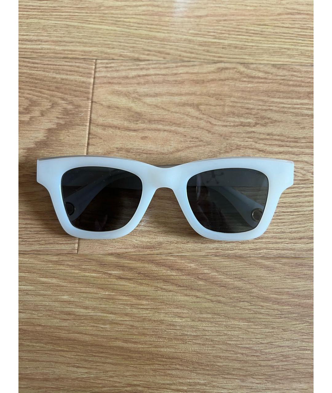 JACQUEMUS Бежевые пластиковые солнцезащитные очки, фото 7