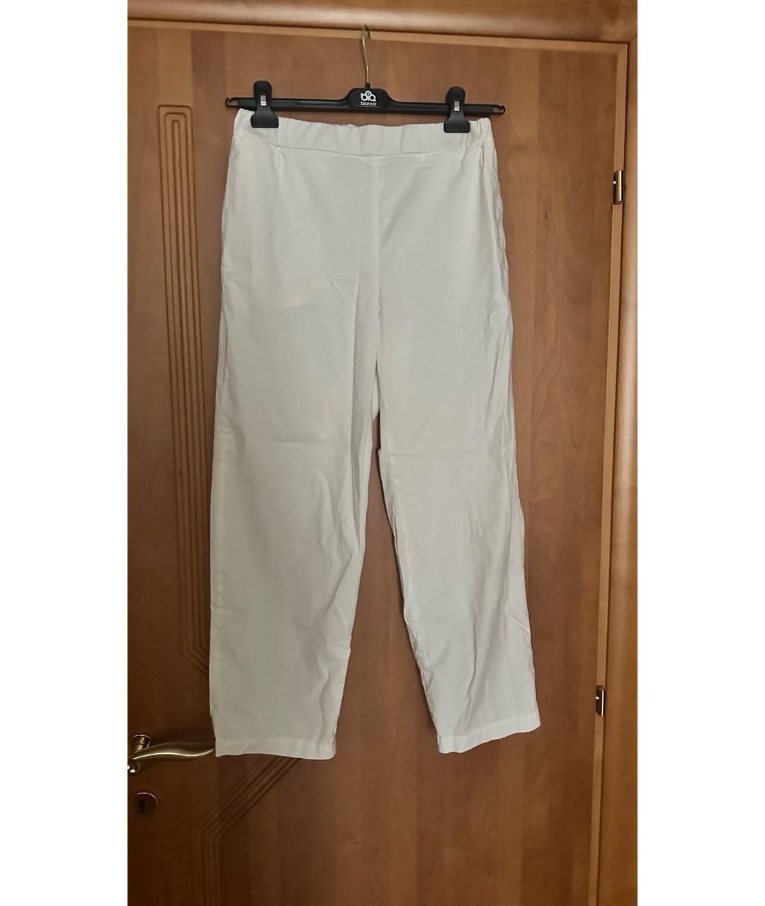 COS Белые хлопковые прямые брюки, фото 5