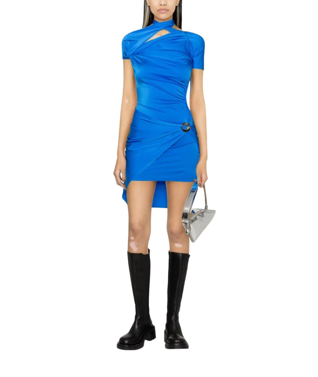COPERNI Синее коктейльное платье, фото 2