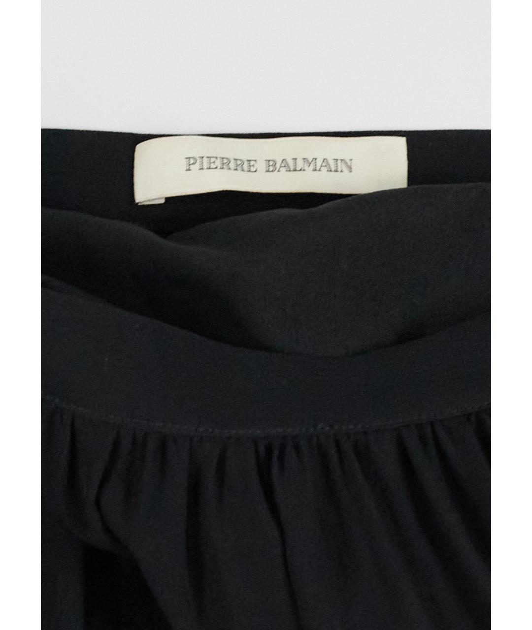 PIERRE BALMAIN Черная юбка миди, фото 3