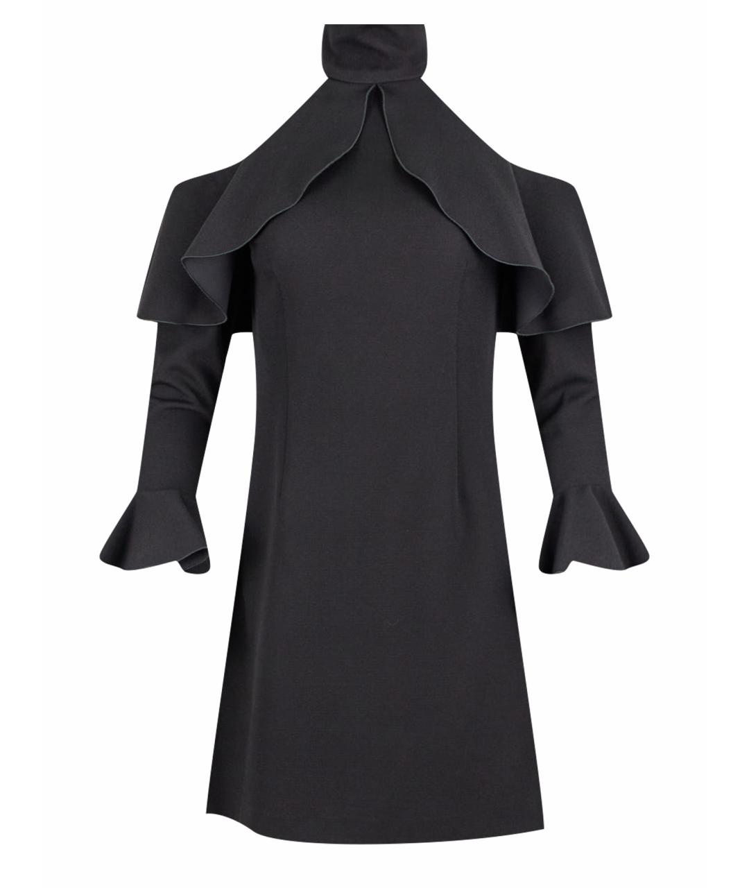 ELIE SAAB Черное полиэстеровое коктейльное платье, фото 1