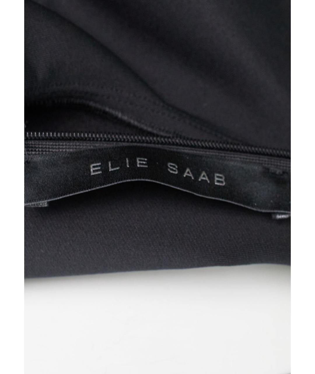 ELIE SAAB Черное полиэстеровое коктейльное платье, фото 3