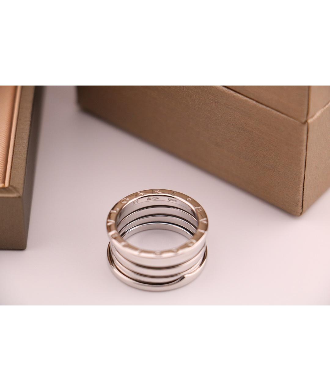 BVLGARI Серебряное кольцо из белого золота, фото 5