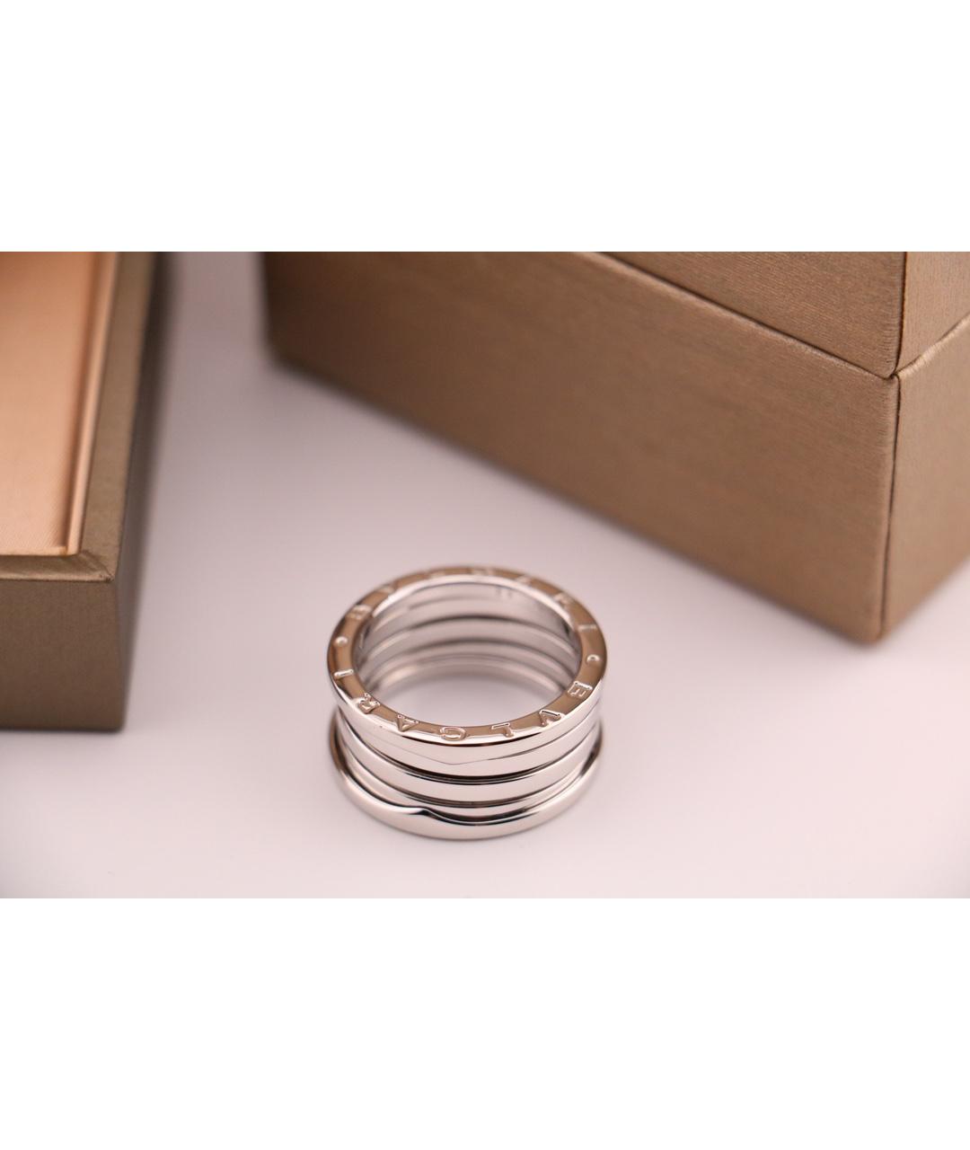 BVLGARI Серебряное кольцо из белого золота, фото 4
