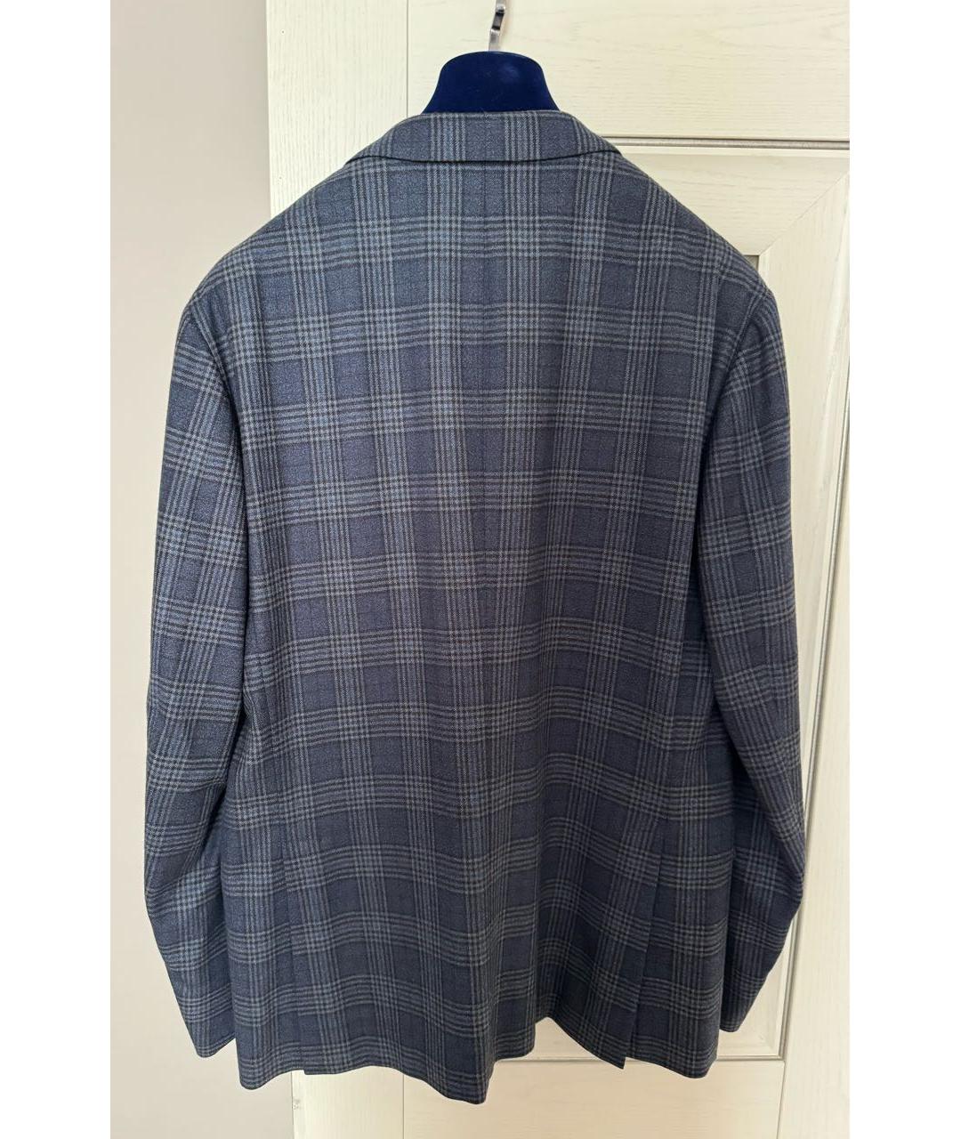 CORNELIANI Темно-синий шерстяной пиджак, фото 2