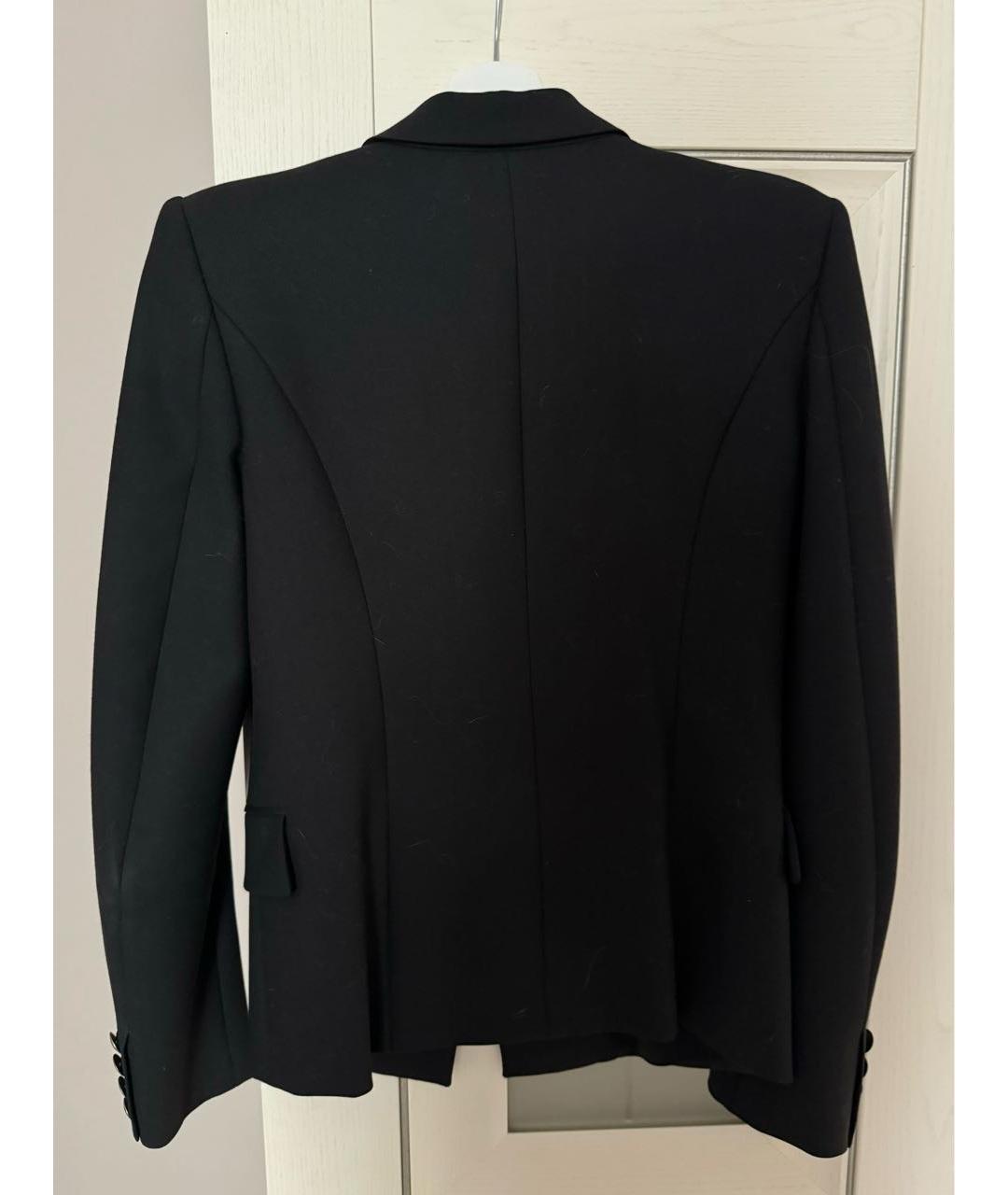 PIERRE BALMAIN Черный шерстяной жакет/пиджак, фото 2