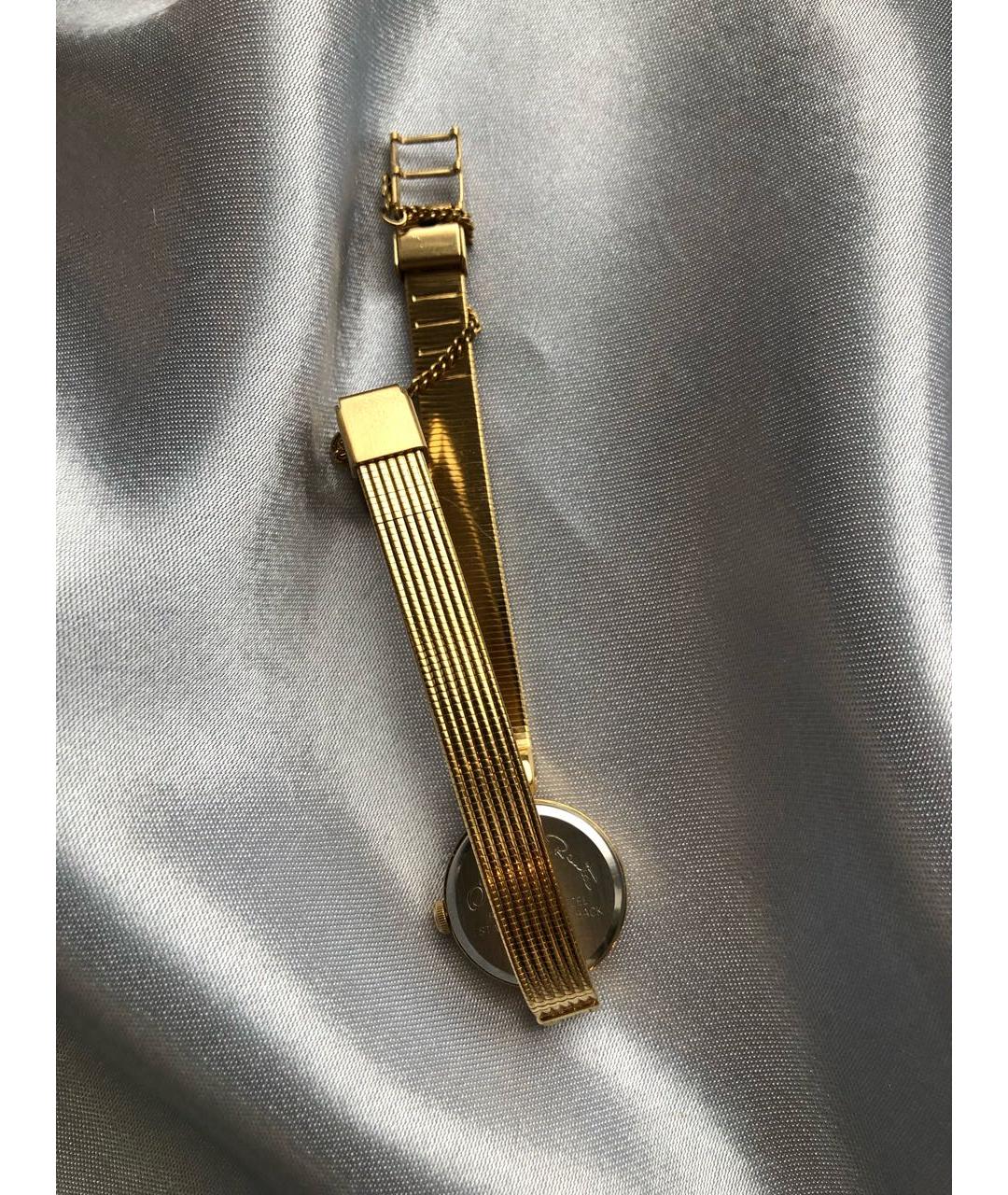 OSCAR DE LA RENTA Золотые металлические часы, фото 6