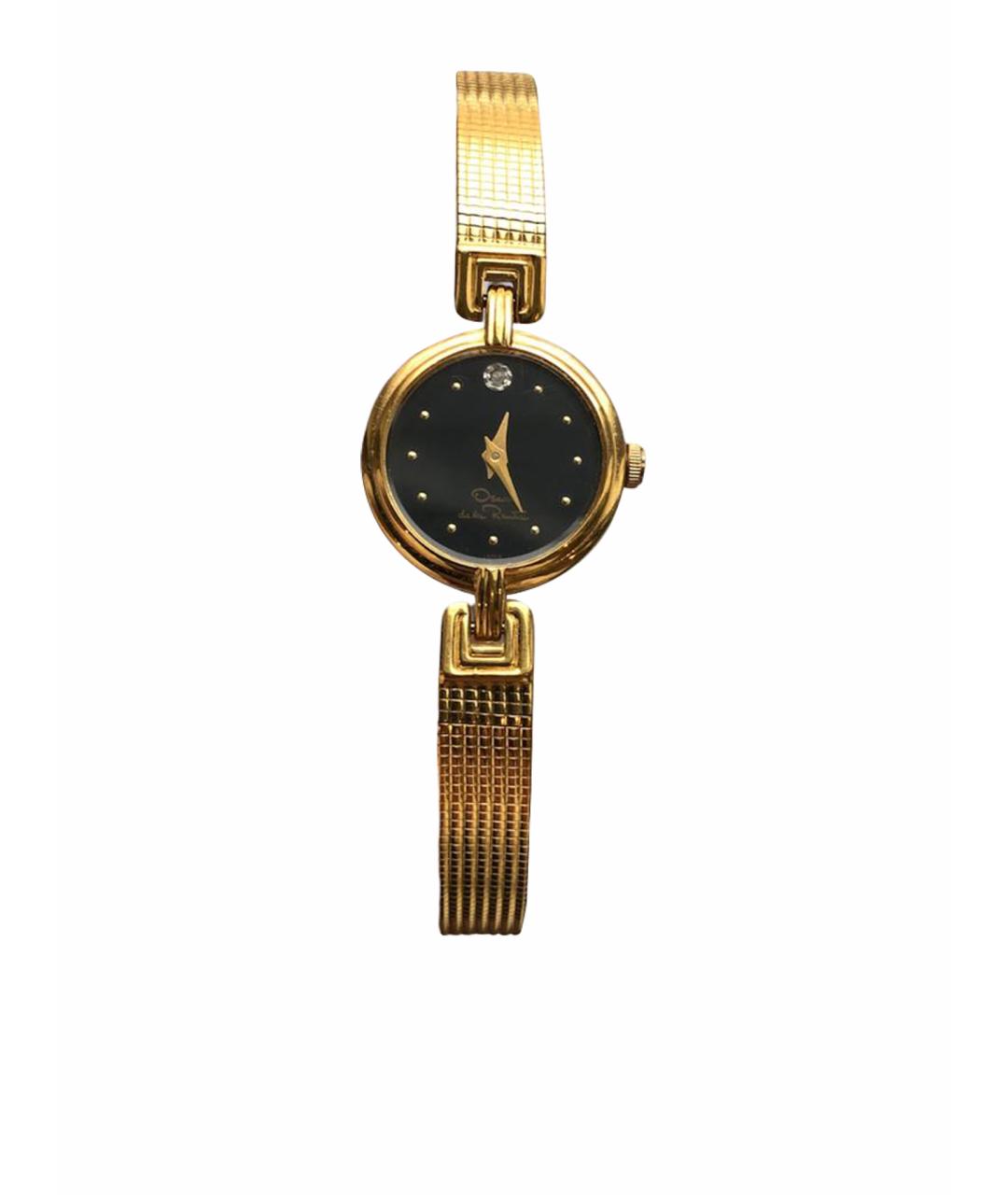 OSCAR DE LA RENTA Золотые металлические часы, фото 1