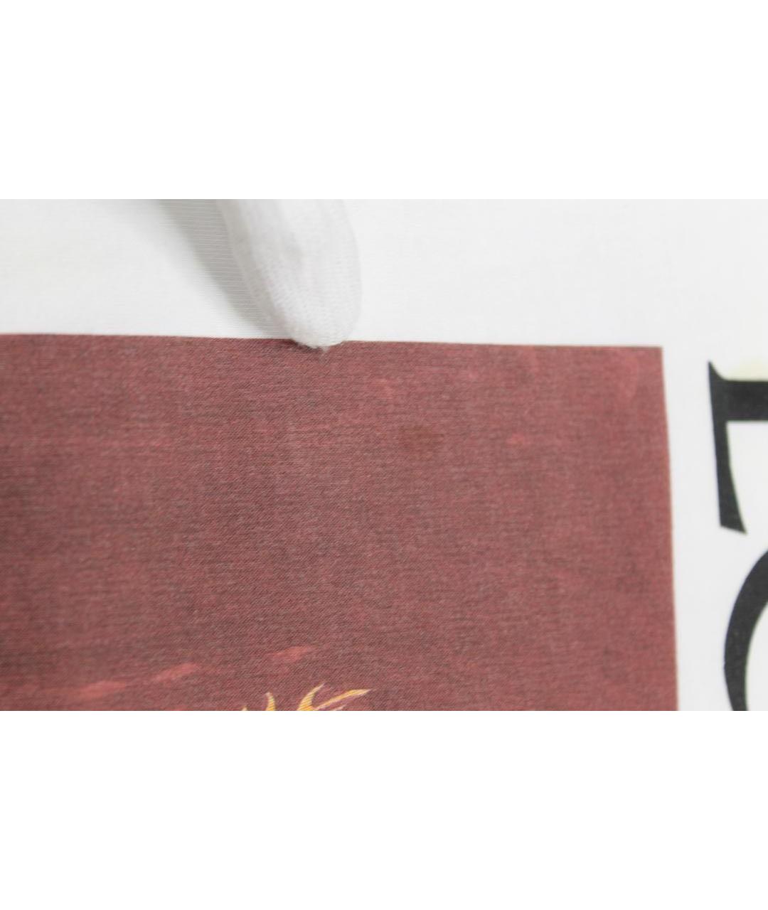 LOEWE Белая хлопковая футболка, фото 5