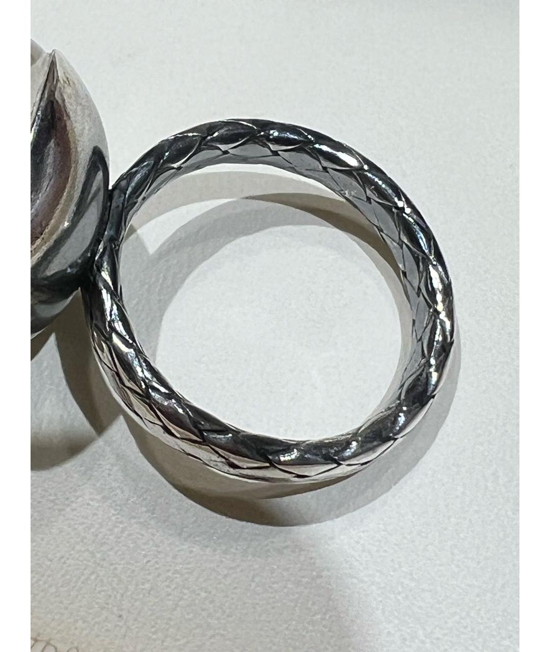 BOTTEGA VENETA Серебряное серебряное кольцо, фото 4