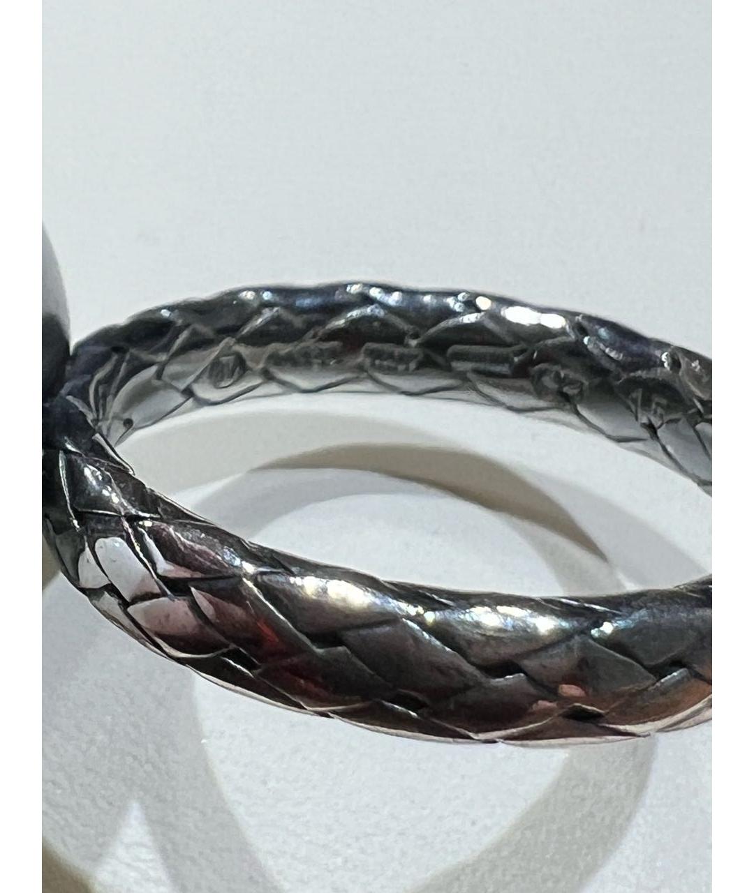BOTTEGA VENETA Серебряное серебряное кольцо, фото 5