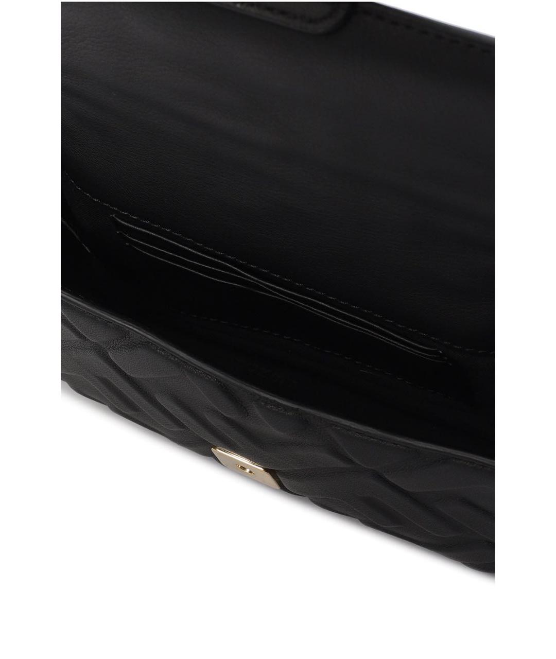 FENDI Черная кожаная сумка через плечо, фото 7