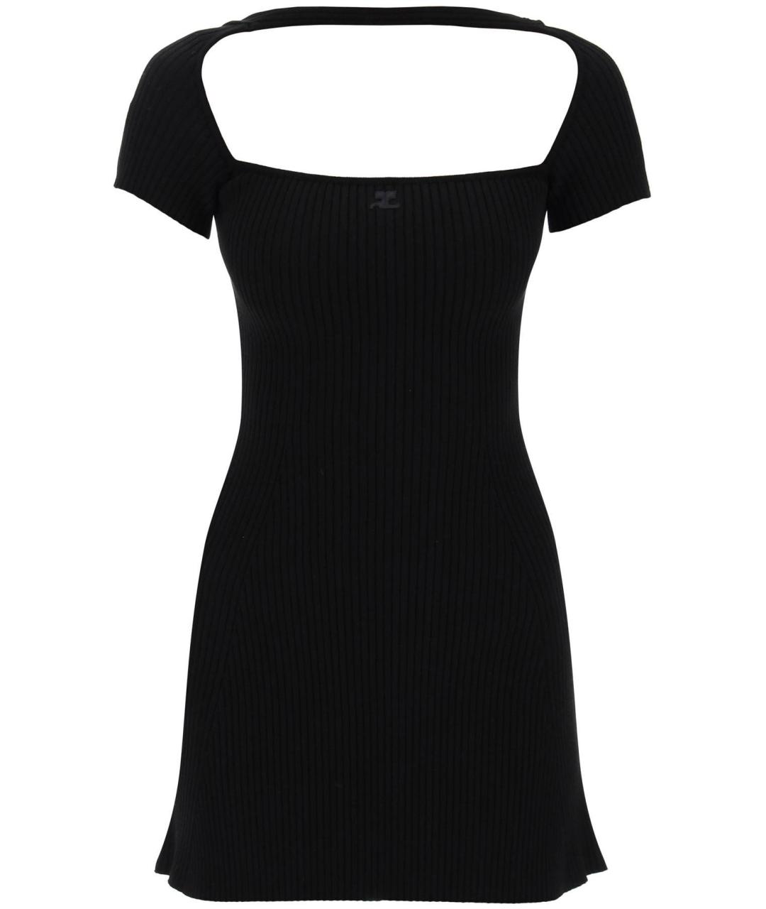 COURREGES Черное коктейльное платье, фото 2