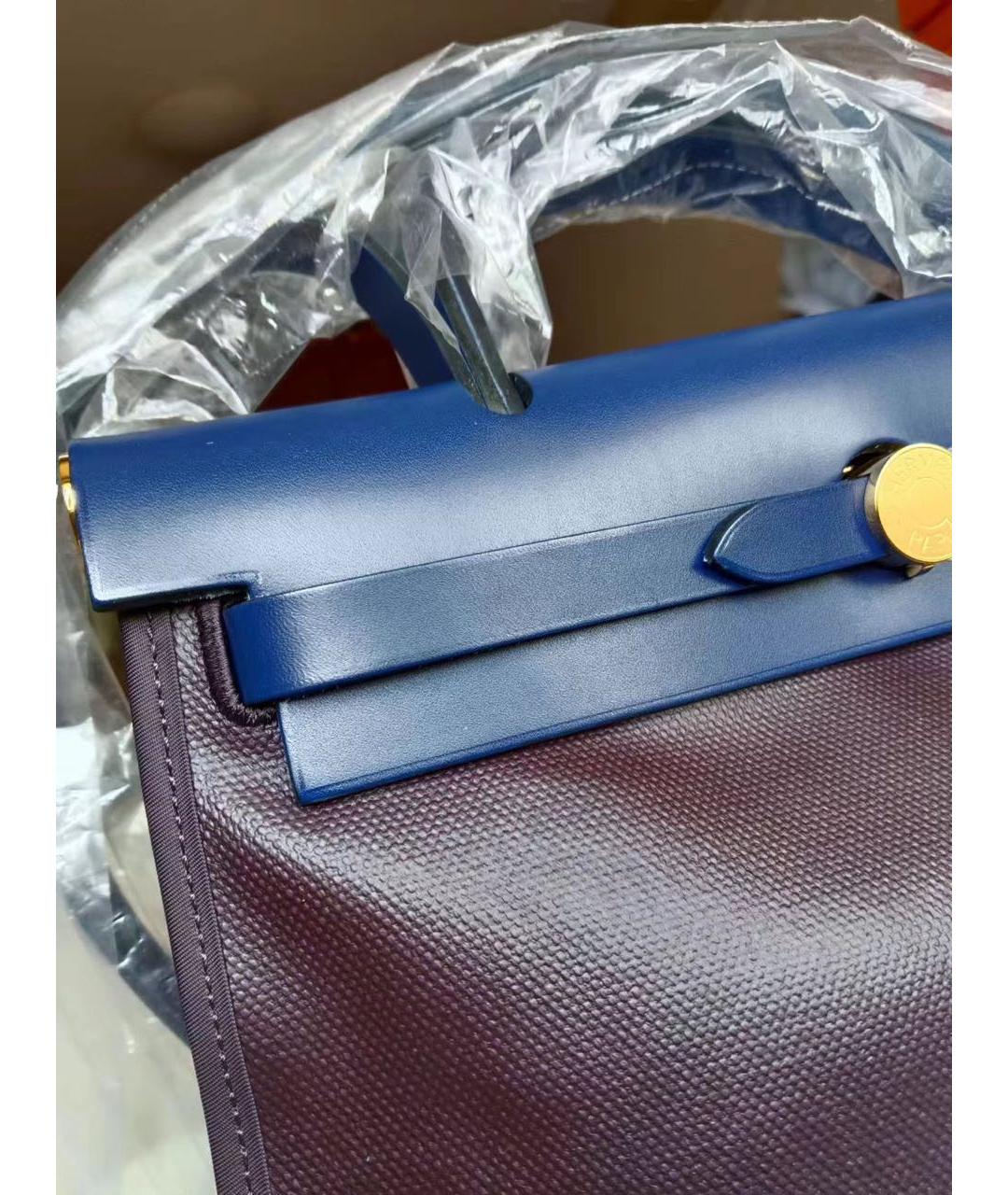 HERMES PRE-OWNED Бордовая сумка с короткими ручками, фото 2