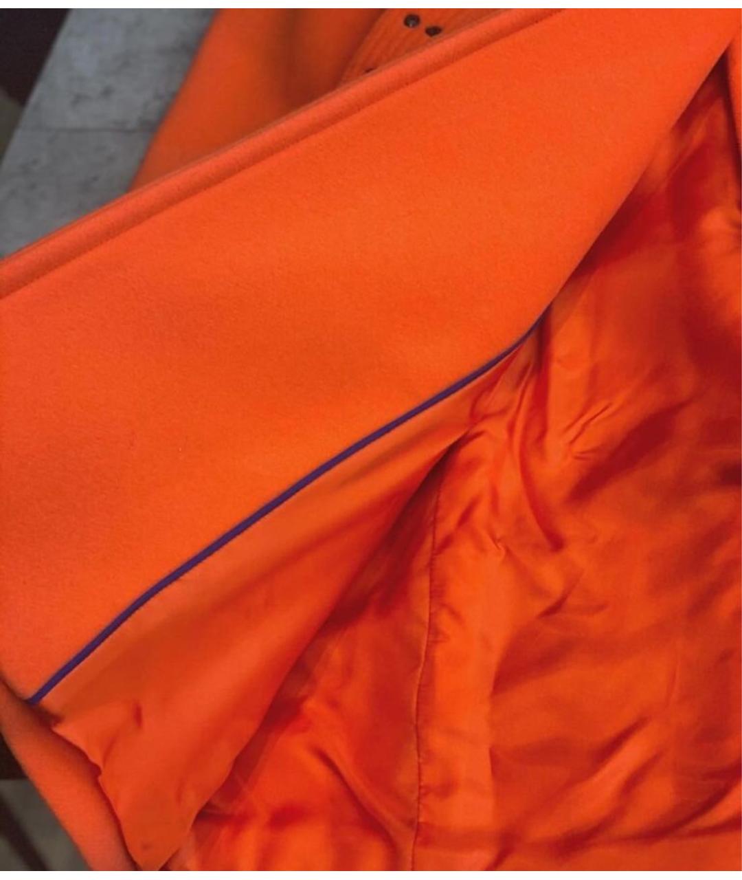 EMILIO PUCCI Оранжевое кашемировое пальто, фото 7