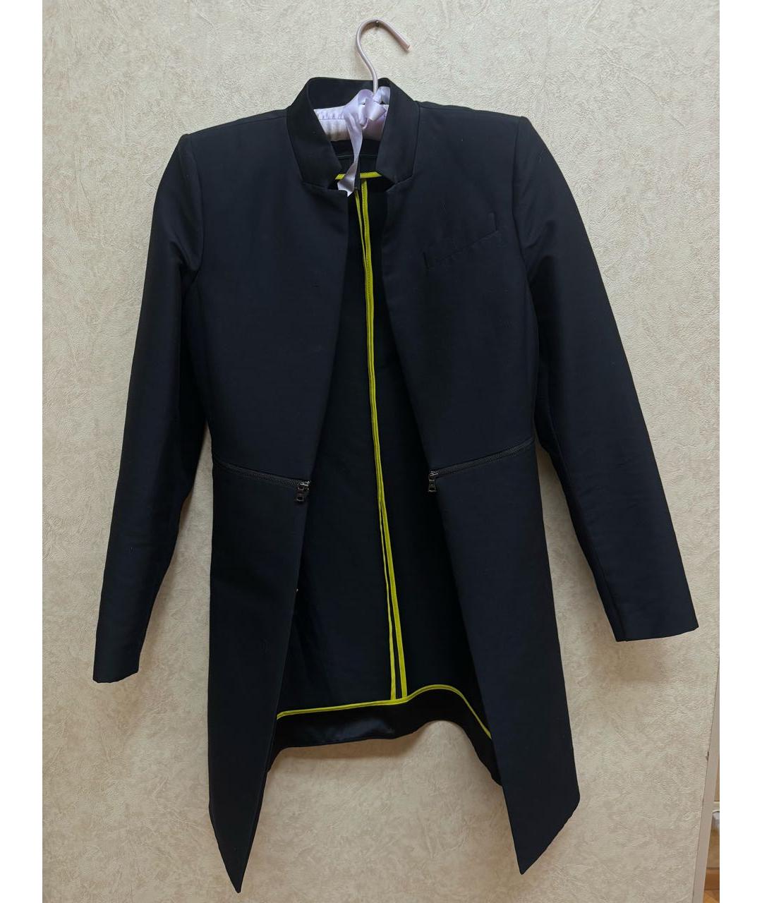 BCBG MAXAZRIA Черный хлопковый жакет/пиджак, фото 8