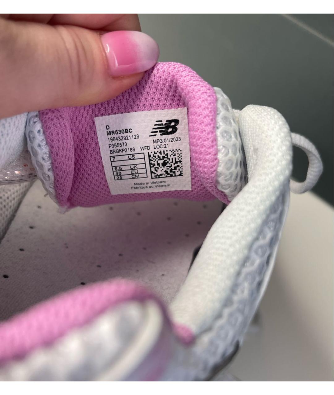 NEW BALANCE Розовые кроссовки, фото 4