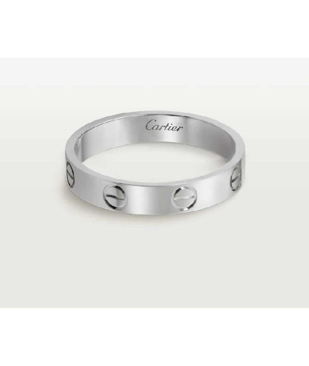 CARTIER Серебряное кольцо из белого золота, фото 5