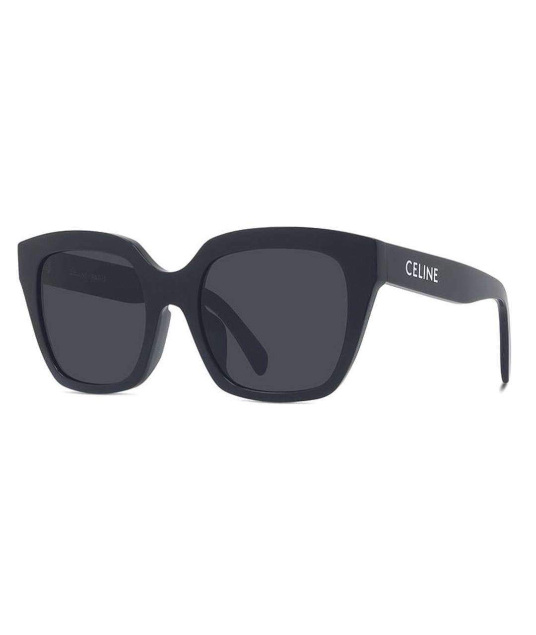 CELINE PRE-OWNED Черные пластиковые солнцезащитные очки, фото 1
