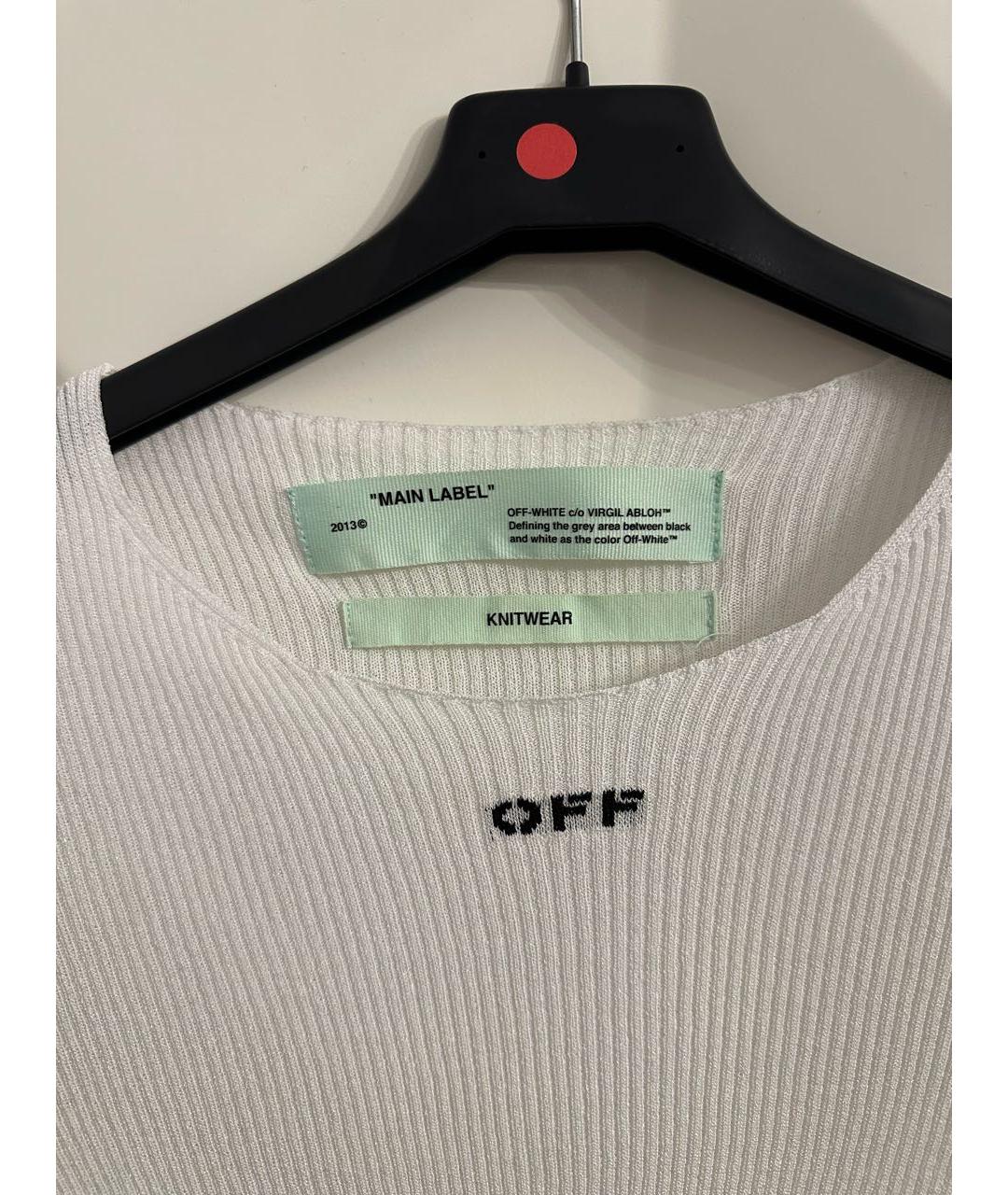 OFF-WHITE Белый джемпер / свитер, фото 3