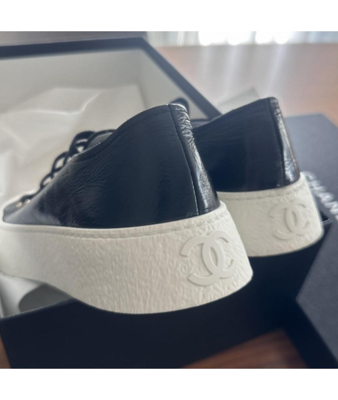 CHANEL PRE-OWNED Черные кеды, фото 5