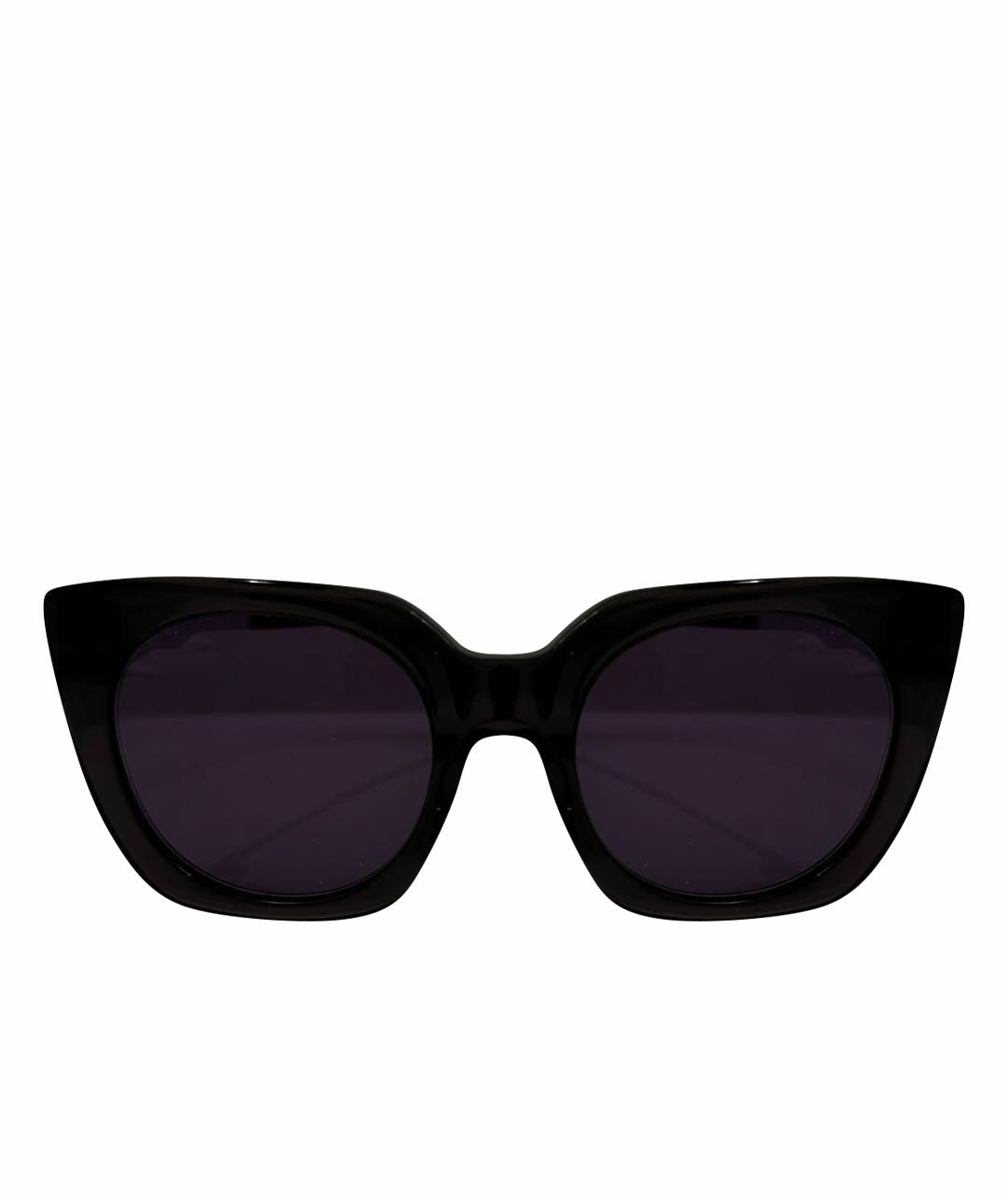 JUST CAVALLI Черные пластиковые солнцезащитные очки, фото 1