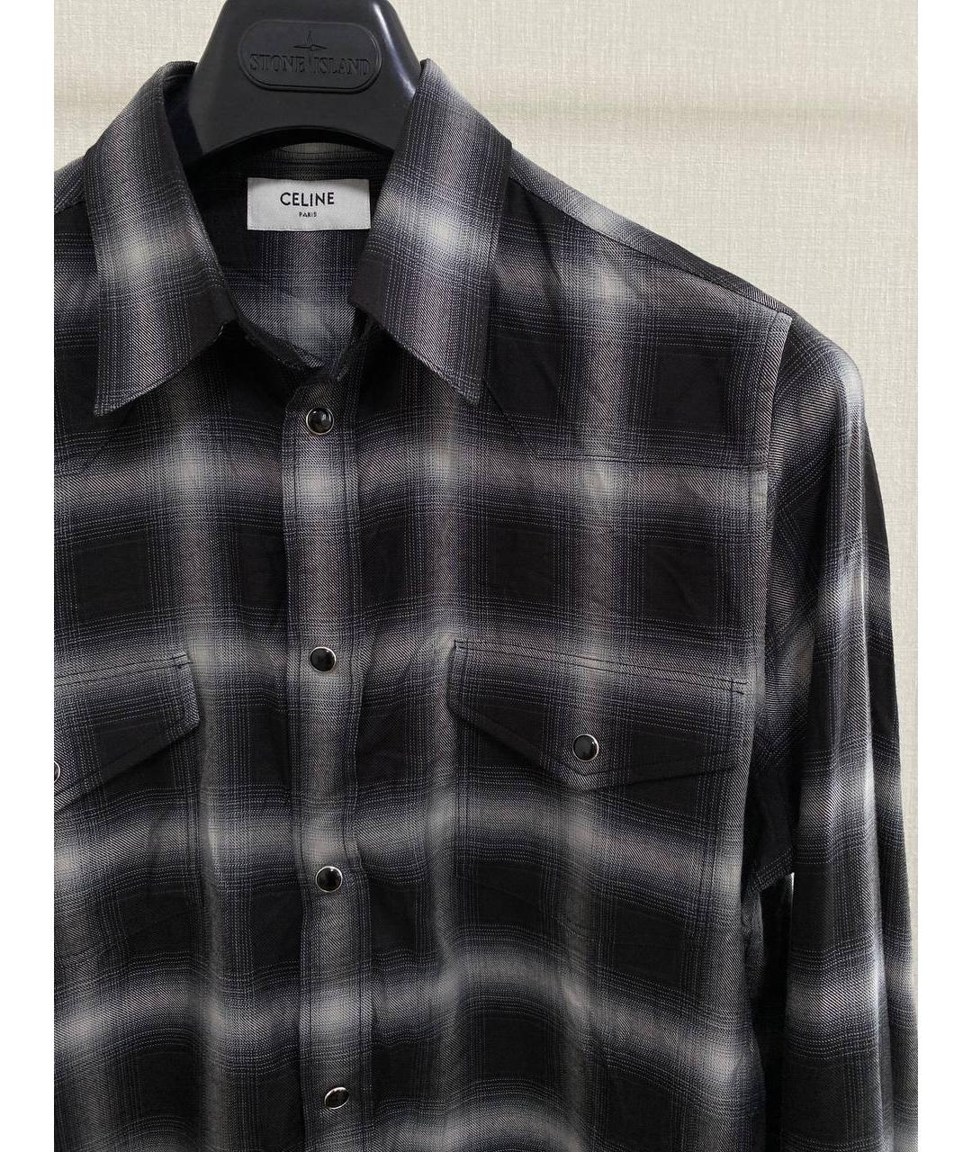 CELINE PRE-OWNED Черная кэжуал рубашка, фото 2