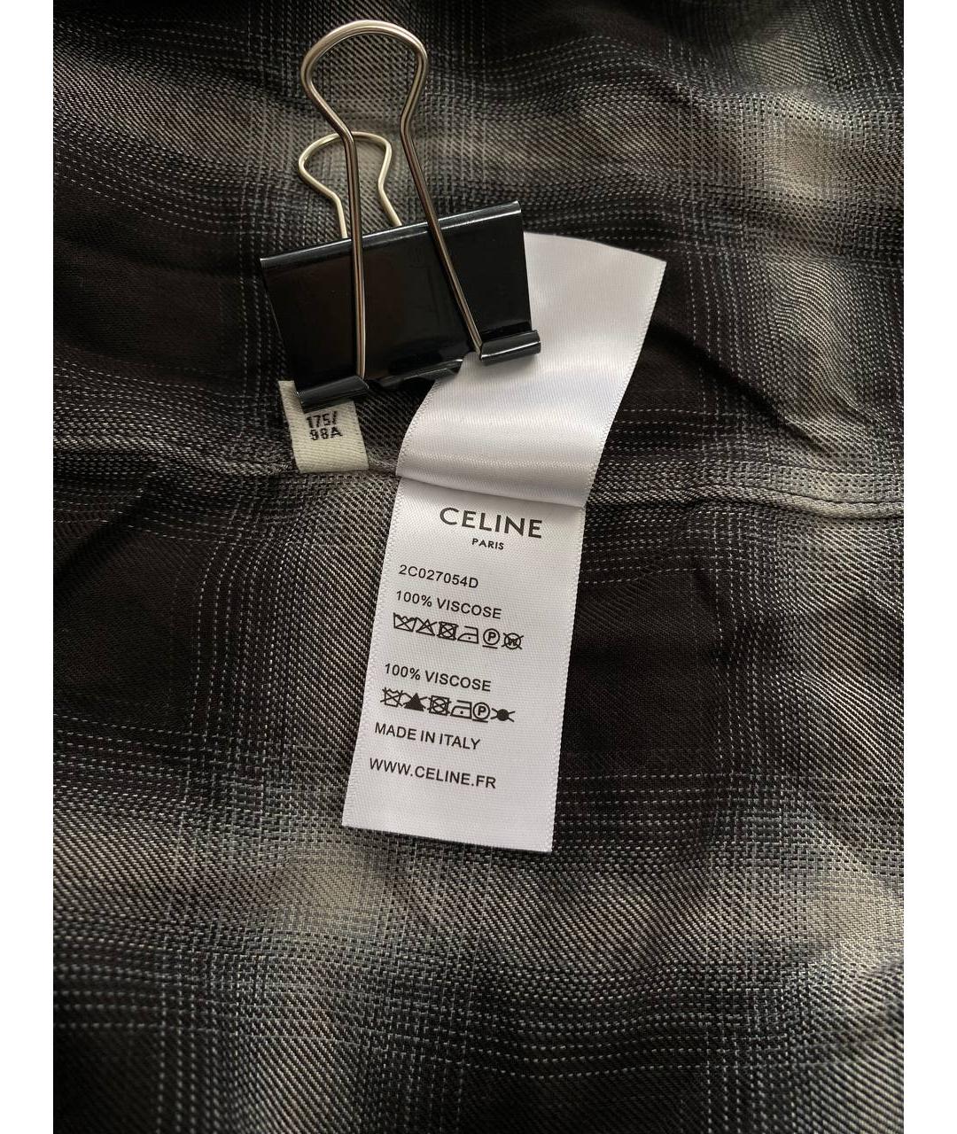 CELINE PRE-OWNED Черная кэжуал рубашка, фото 5