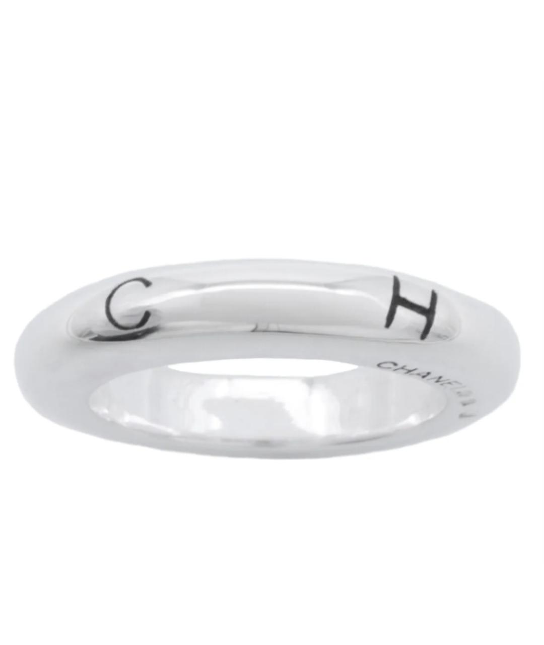 CHANEL PRE-OWNED Серебряное серебряное кольцо, фото 1