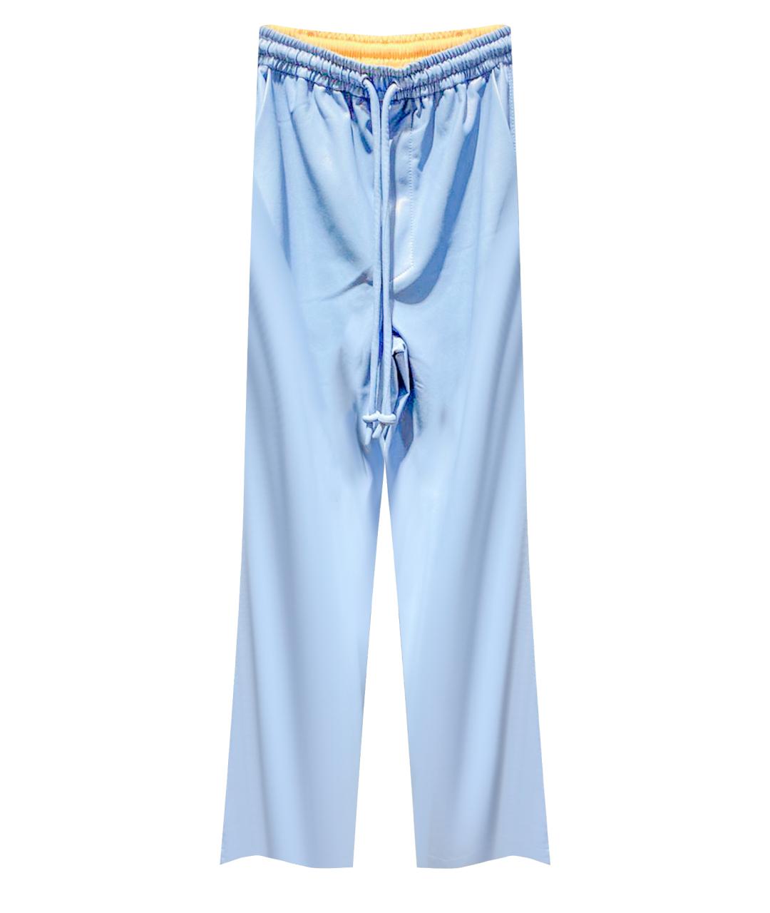 NANUSHKA Голубые прямые брюки, фото 1