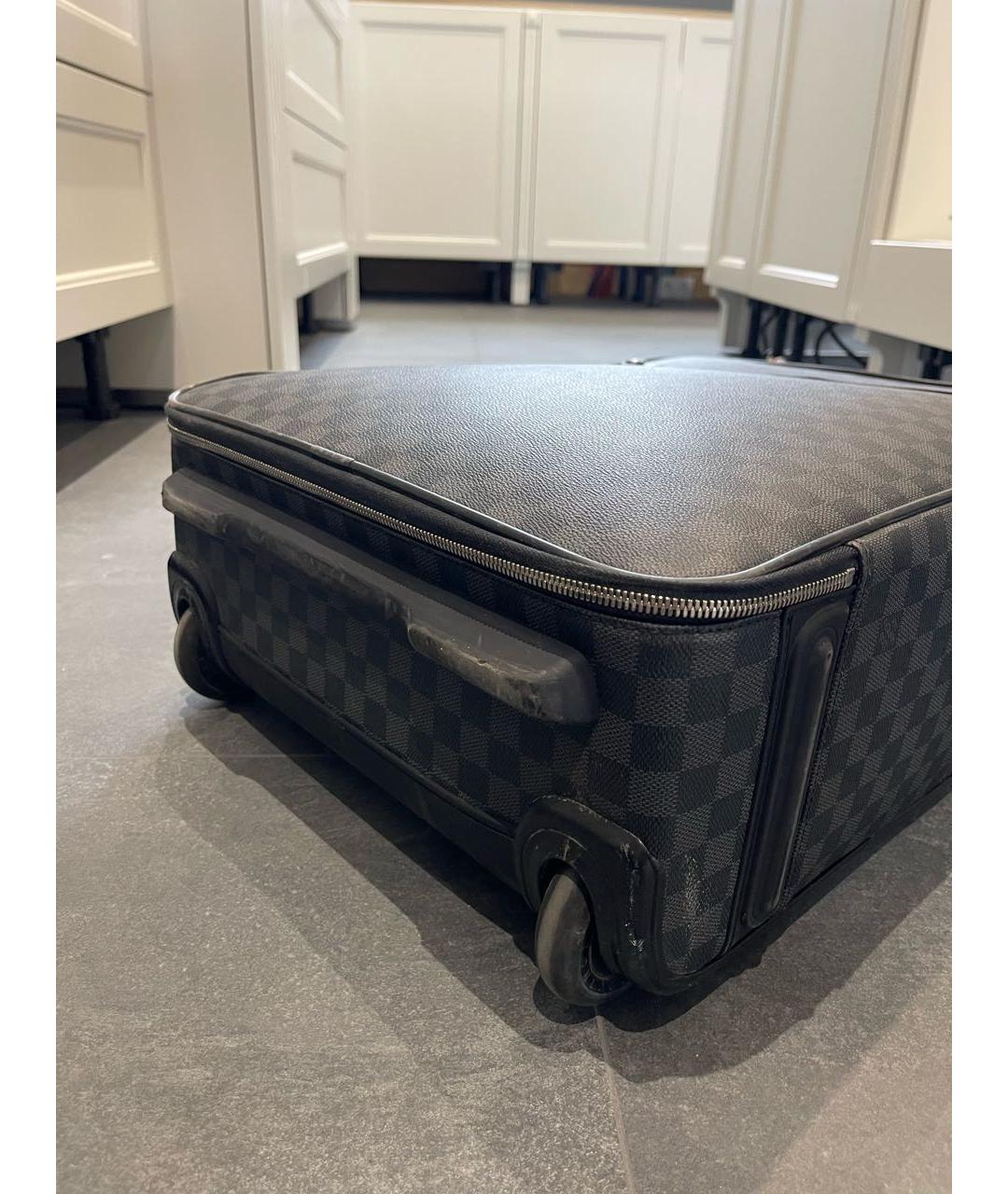 LOUIS VUITTON PRE-OWNED Черный чемодан, фото 3