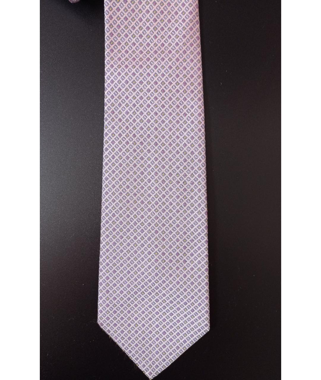 HERMES PRE-OWNED Розовый шелковый галстук, фото 2
