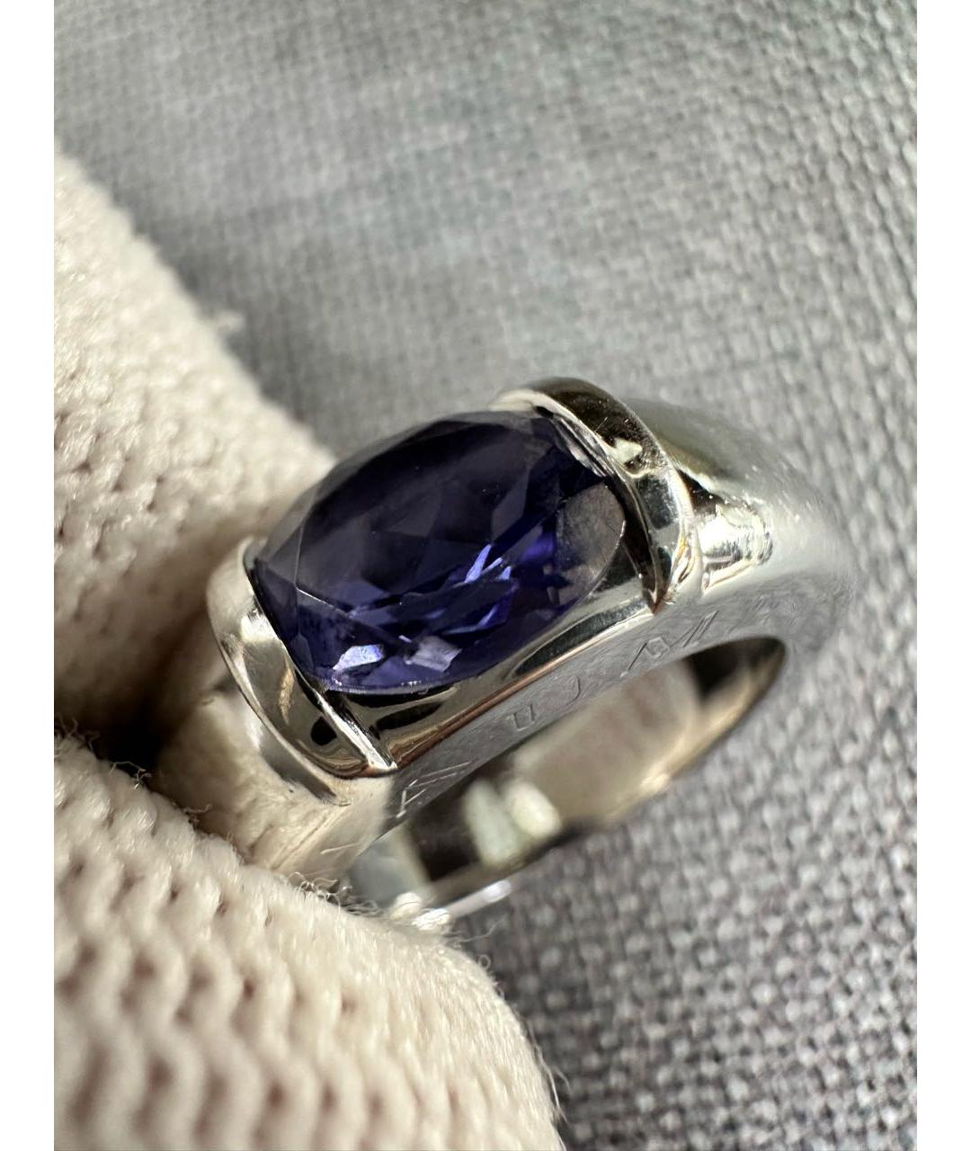 CHAUMET Синее кольцо из белого золота, фото 5