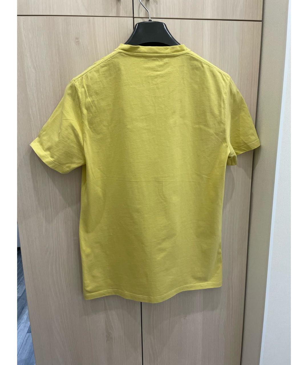 STELLA MCCARTNEY Желтая хлопковая футболка, фото 2