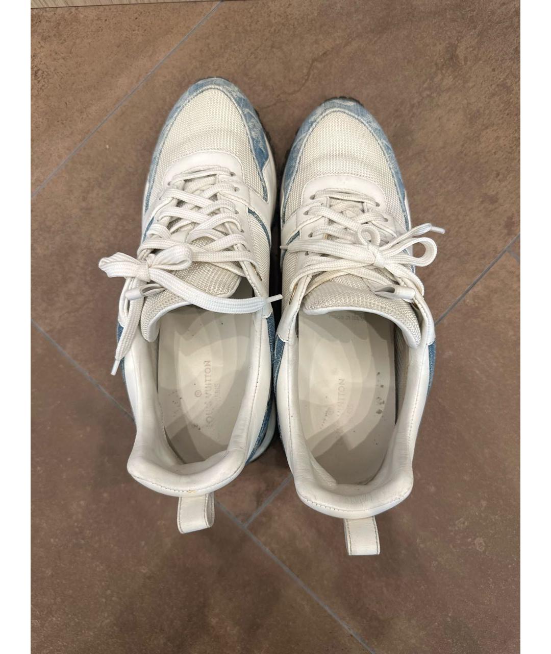 LOUIS VUITTON PRE-OWNED Белые кроссовки, фото 4