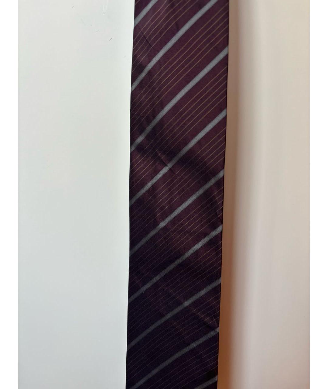 SAINT LAURENT Бордовый галстук, фото 4
