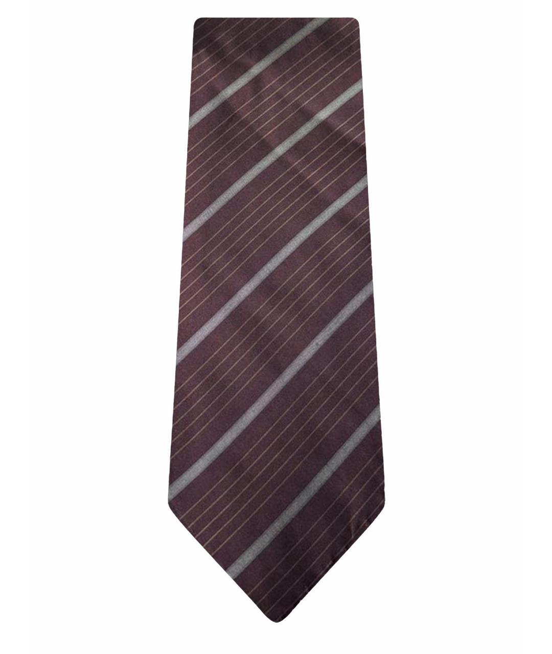 SAINT LAURENT Бордовый галстук, фото 1