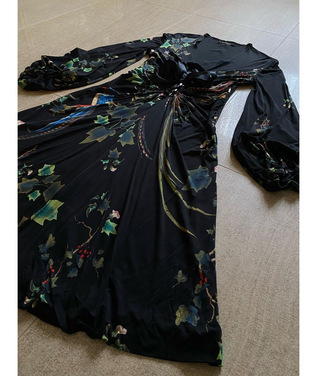 ROBERTO CAVALLI Черное коктейльное платье, фото 6