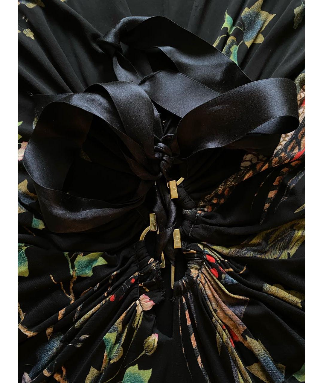 ROBERTO CAVALLI Черное коктейльное платье, фото 4