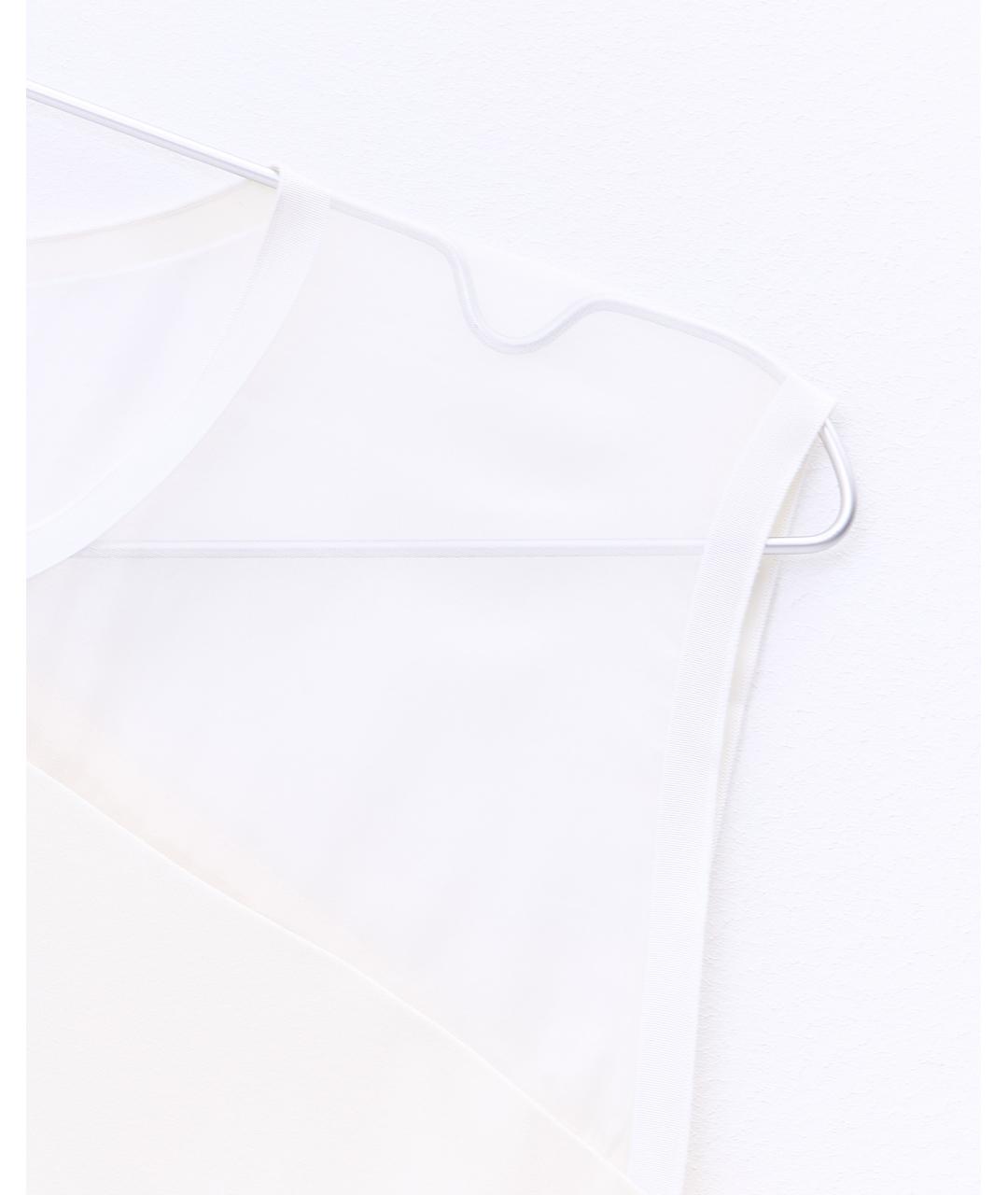 SPORTMAX Белый шелковый сарафан, фото 5