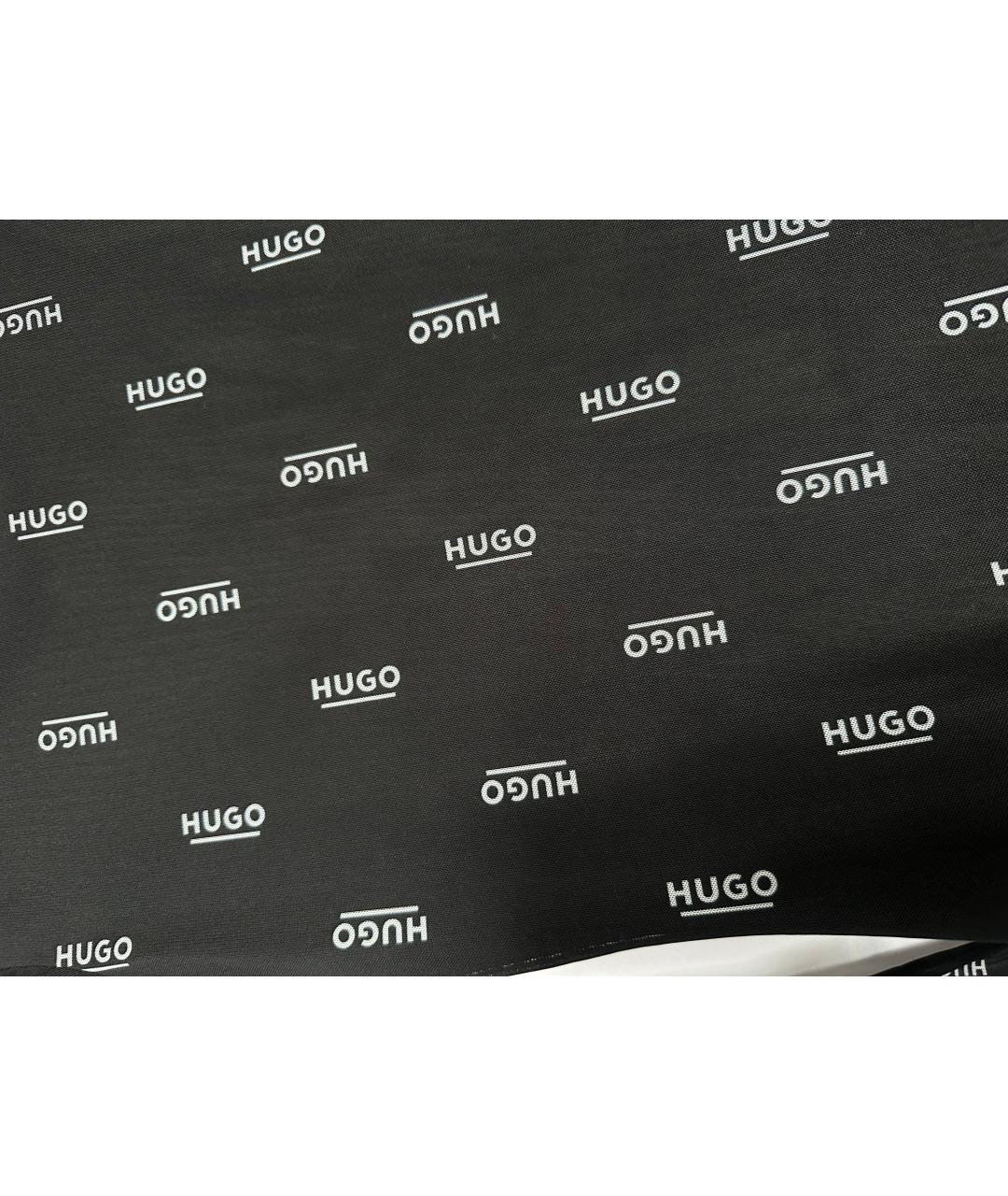 HUGO BOSS Черное полиэстеровое повседневное платье, фото 4