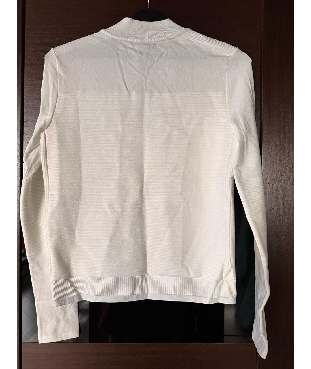 MARC CAIN Белый вискозный джемпер / свитер, фото 2