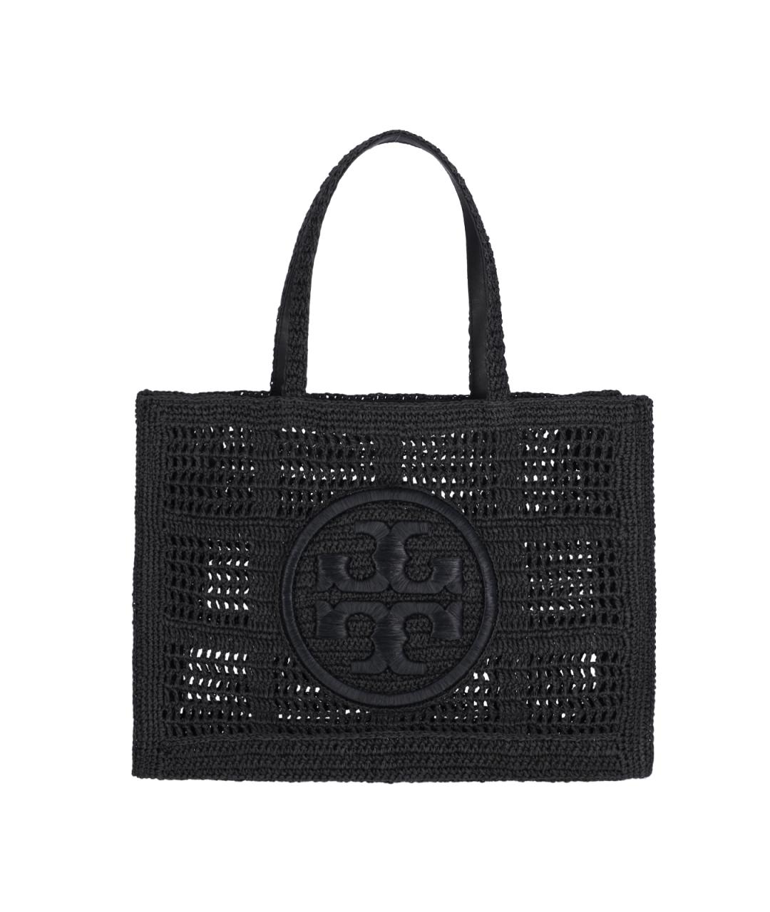 TORY BURCH Черная сумка тоут, фото 1