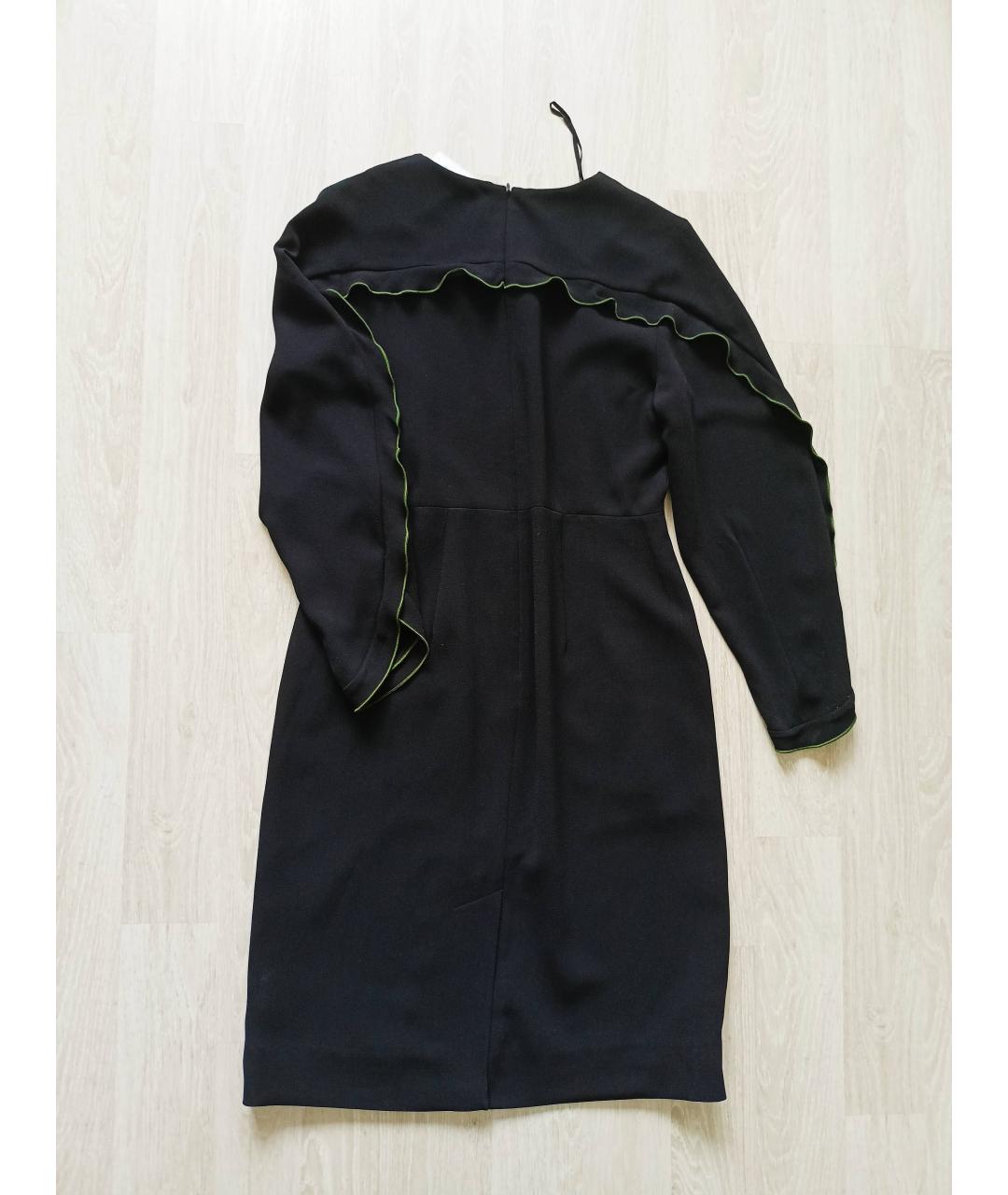 COS Черное вискозное платье, фото 2