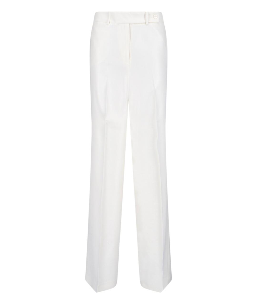 KITON Белые прямые брюки, фото 1