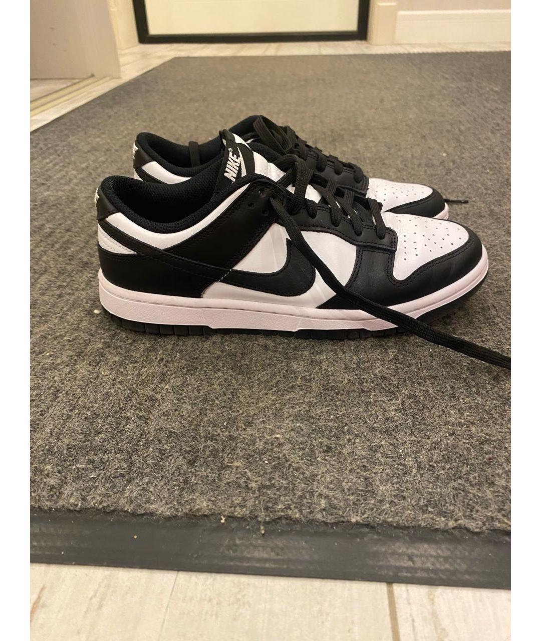 NIKE Черные кожаные кроссовки, фото 7