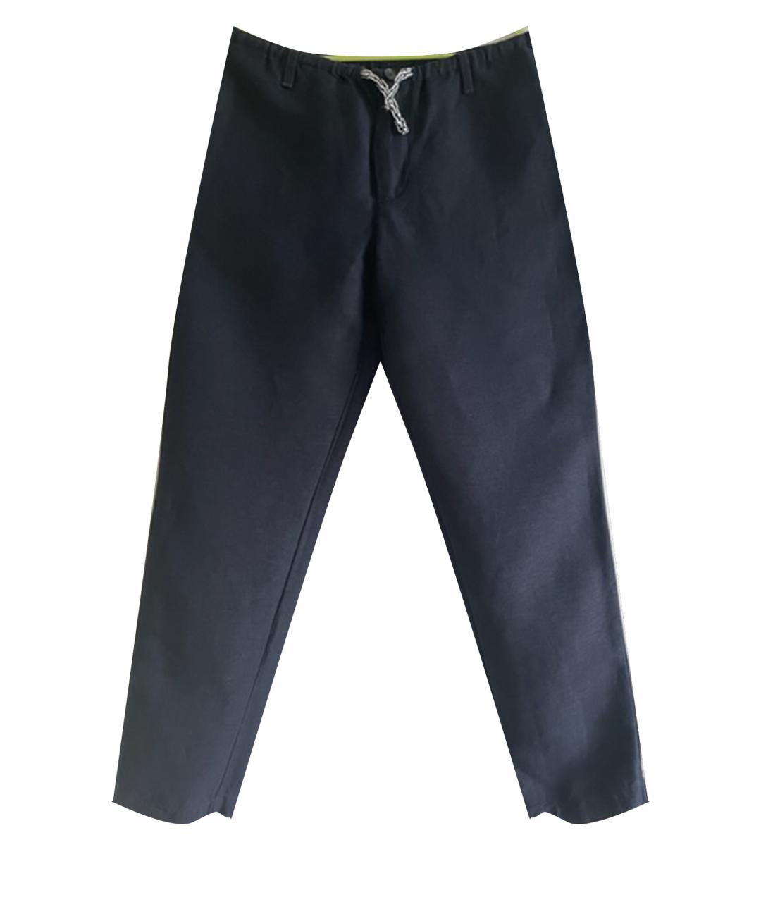 EMPORIO ARMANI Синие льняные брюки и шорты, фото 1