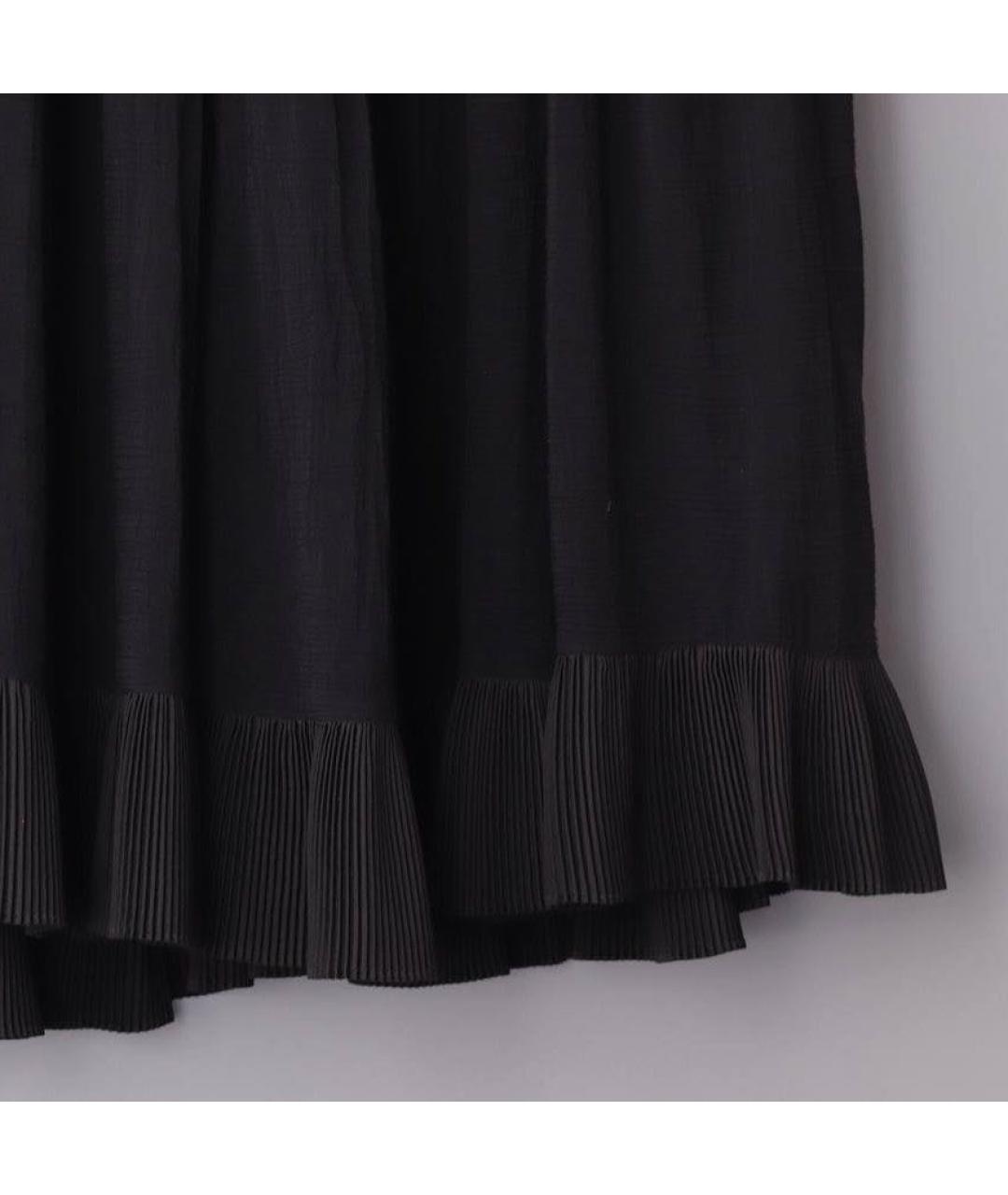 PINKO Черная хлопковая юбка макси, фото 4