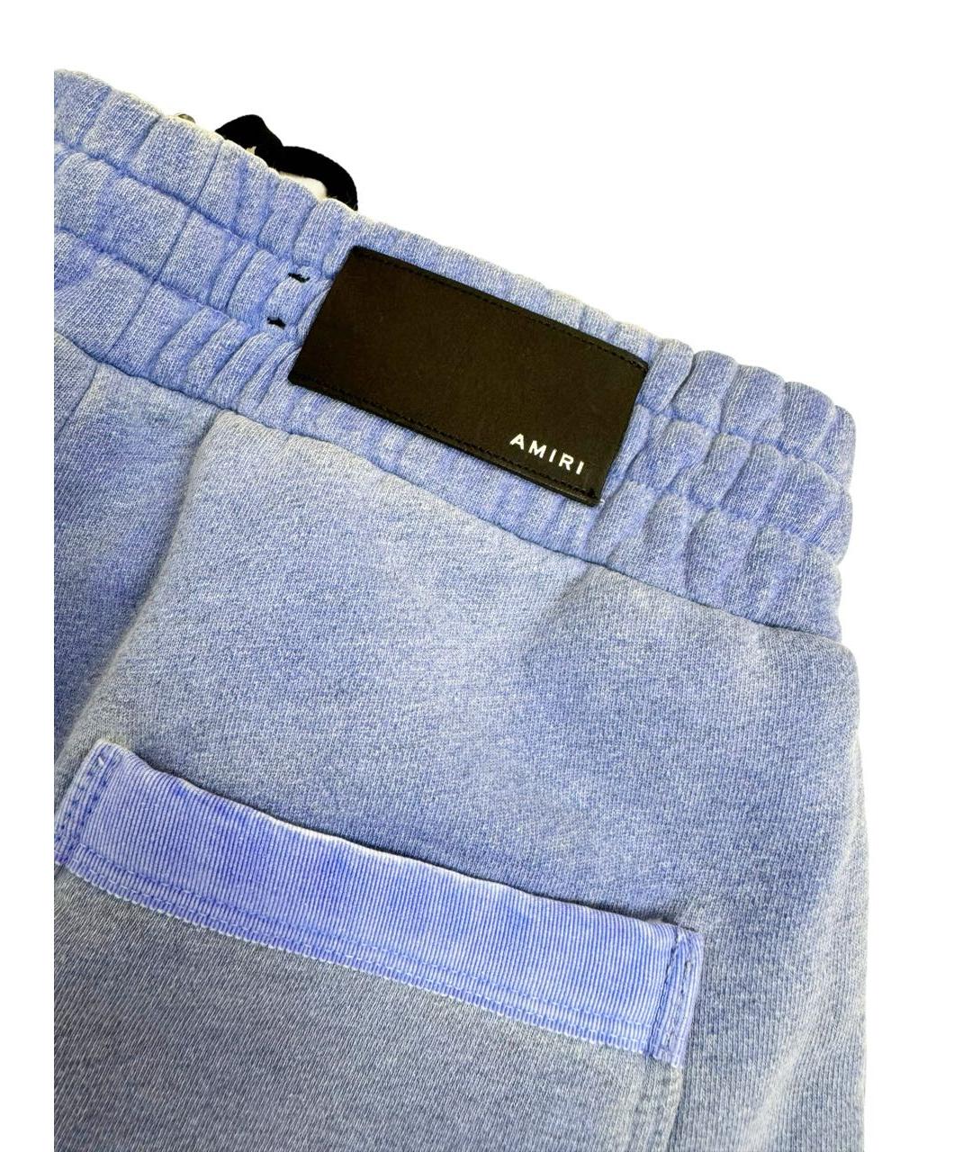 AMIRI Синие хлопковые повседневные брюки, фото 6