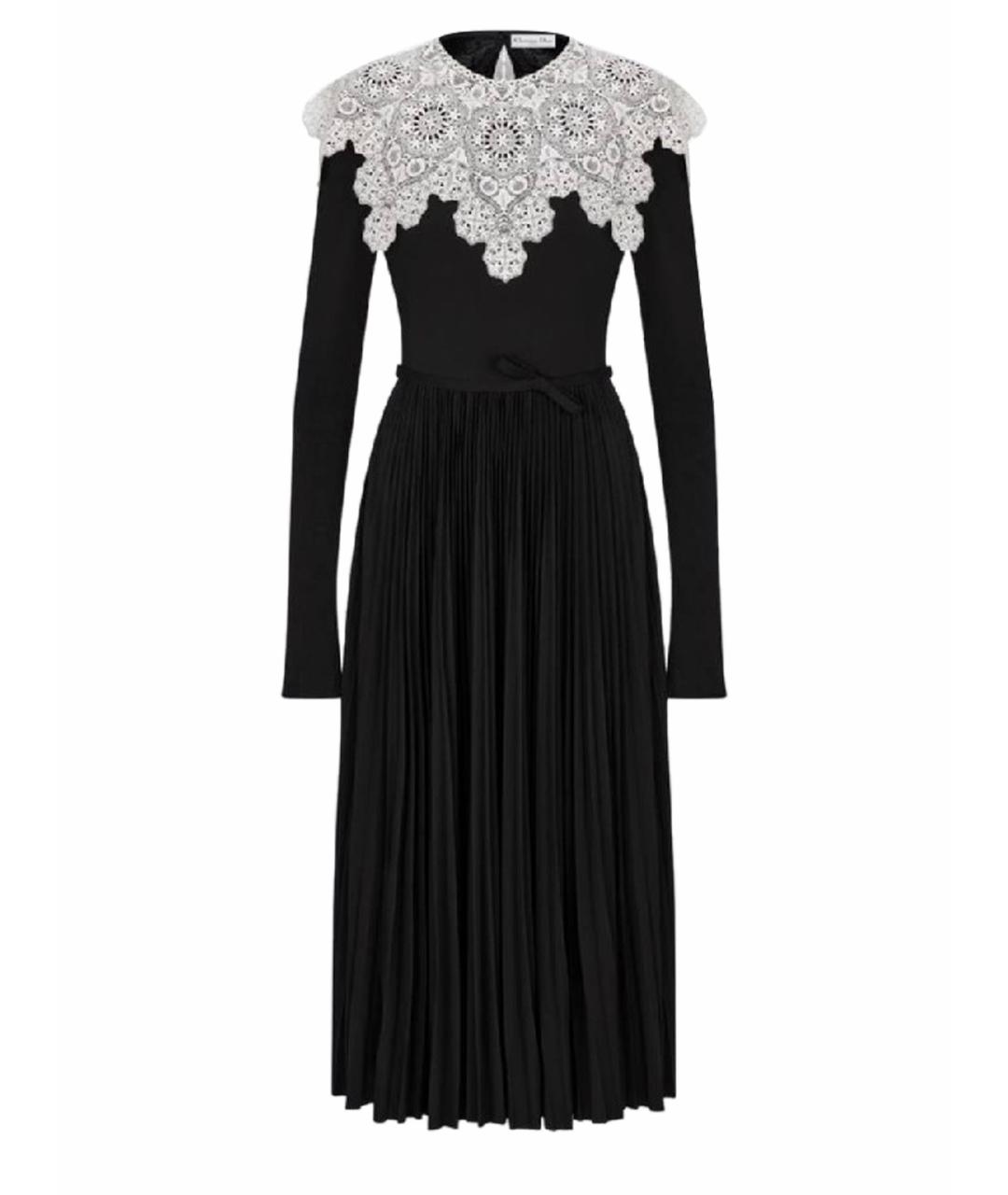 CHRISTIAN DIOR PRE-OWNED Черное вискозное вечернее платье, фото 1